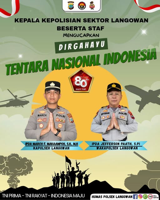 UCAPAN DIRGAHAYU TENTARA NASIONAL INDONESIA